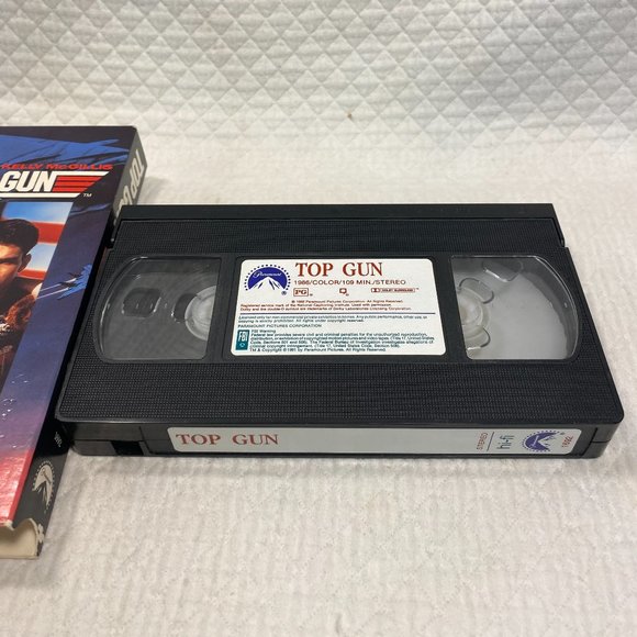 Original Top Gun VHS Tape - Picture 5 of 8